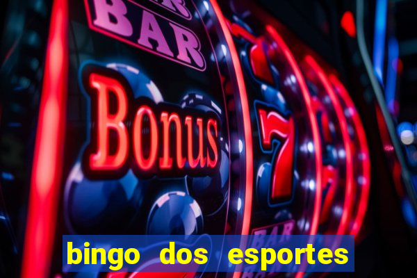 bingo dos esportes para imprimir